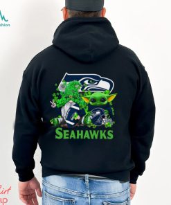 NFL Seattle Seahawks St Patrick’s Day T Shirt Special Gomes Baby Yoda St Patricks Day Shirt