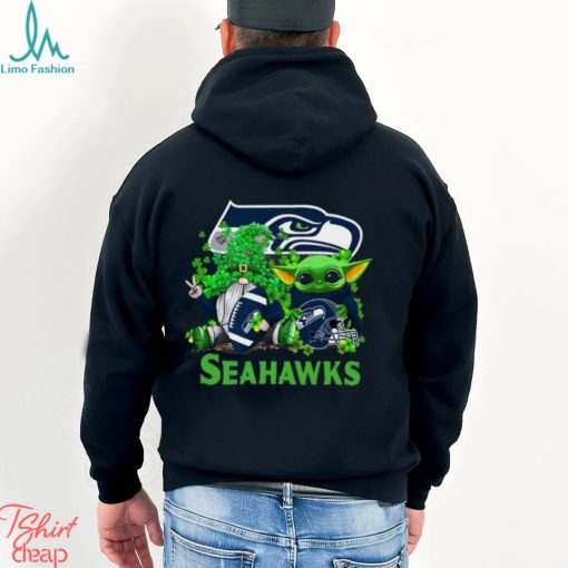 NFL Seattle Seahawks St Patrick’s Day T Shirt Special Gomes Baby Yoda St Patricks Day Shirt