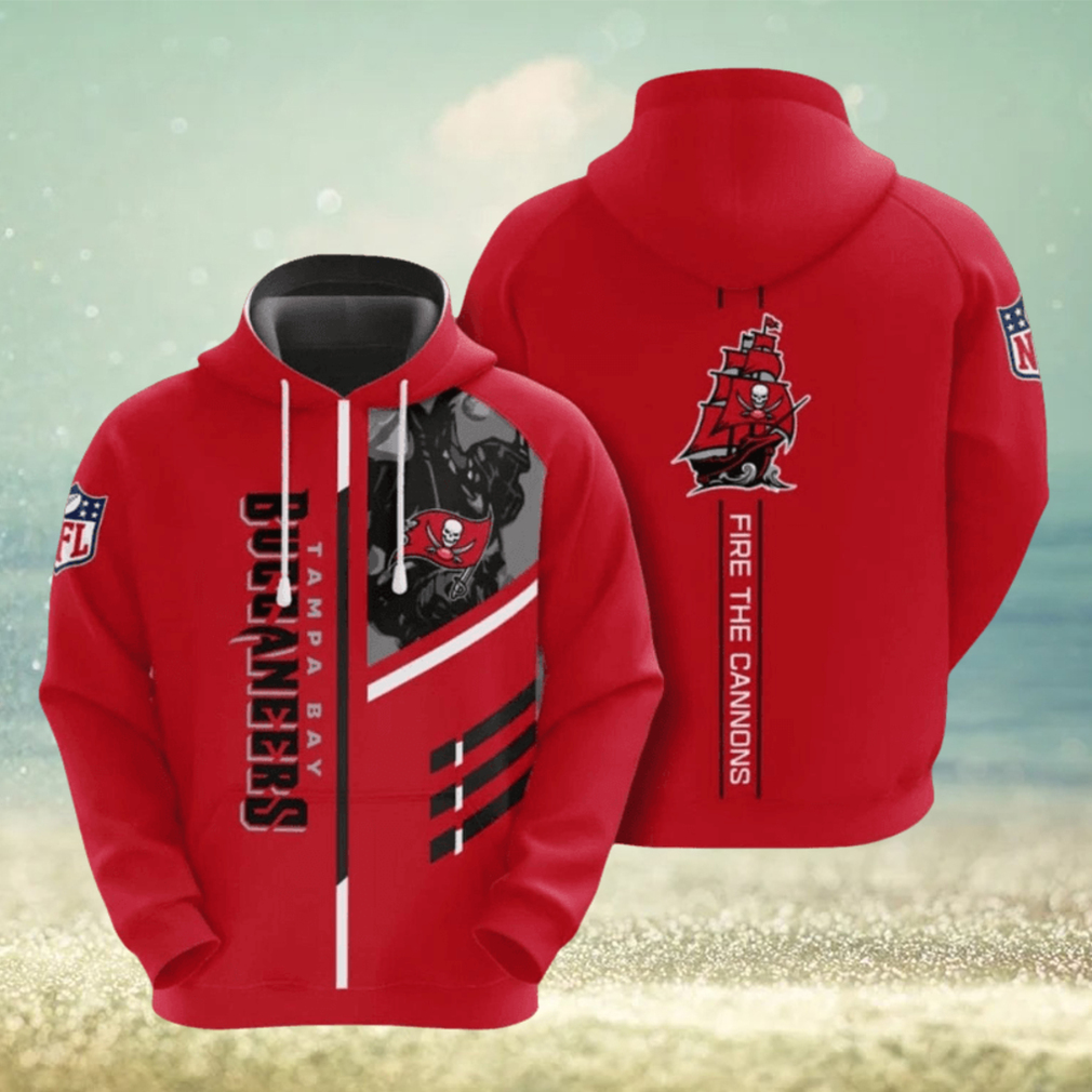 NFL Tampa Bay Buccaneers Red Hoodies Print Full NFL Tampa Bay Buccaneers Red Hoodies Print Full
