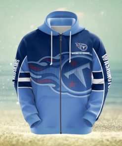 NFL Tennessee Titans Blue Unisex 3D Hoodie Zip Hoodie For Men And Women Sport Gift