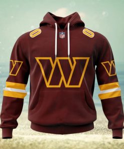NFL Washington Commanders 2024 Personalized Name And Number Hoodie