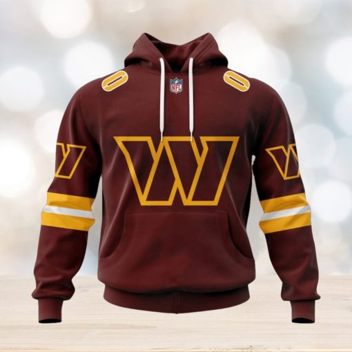 NFL Washington Commanders 2024 Personalized Name And Number Hoodie