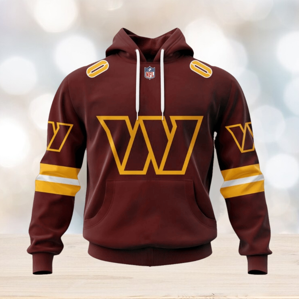NFL Washington Commanders 2024 Personalized Name And Number Hoodie NFL Washington Commanders 2024 Personalized Name And Number Hoodie