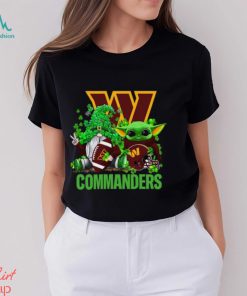 NFL Washington Commanders St Patrick’s Day T Shirt Special Gomes Baby Yoda St Patricks Day Shirt