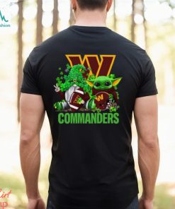 NFL Washington Commanders St Patrick’s Day T Shirt Special Gomes Baby Yoda St Patricks Day Shirt