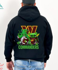 NFL Washington Commanders St Patrick’s Day T Shirt Special Gomes Baby Yoda St Patricks Day Shirt