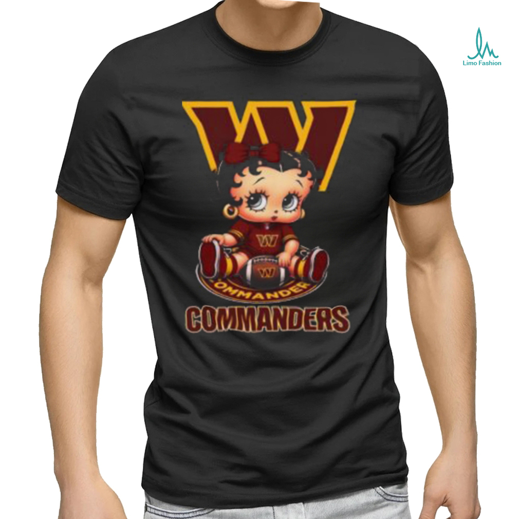 NFL Washington Commanders T Shirt Betty Boop Football Tshirt NFL Washington Commanders T Shirt Betty Boop Football Tshirt
