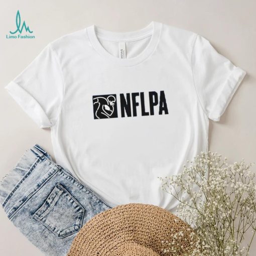 NFLPA Horizontal Logo Black Shirt
