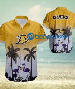 NHL Anaheim Ducks Beach All Over Print Hawaiian Shirt Men And Women Gift Custom Name