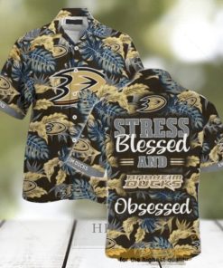 NHL Anaheim Ducks Hawaiian Shirt Beach Vacation Gift