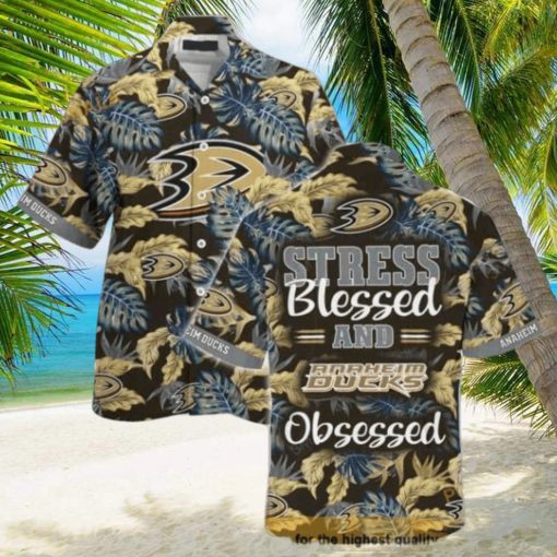 NHL Anaheim Ducks Hawaiian Shirt Beach Vacation Gift