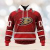 Swiss Ice Hockey Orginal Personalized Red Kits Hoodie