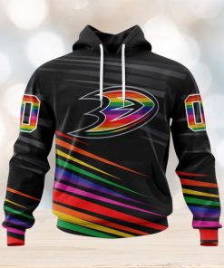 NHL Anaheim Ducks Special Pride Design Hockey Is For Everyone Hoodie