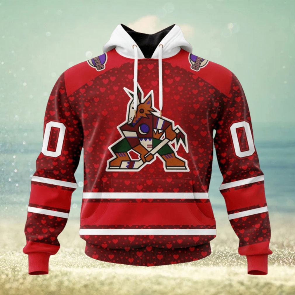 NHL Arizona Coyotes Special Gift For Valentines Day Hoodie NHL Arizona Coyotes Special Gift For Valentines Day Hoodie