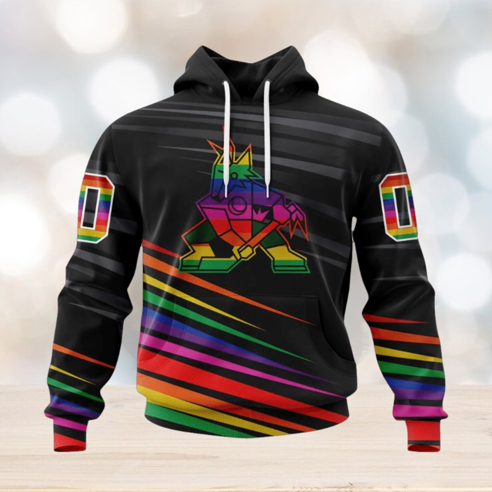 NHL Arizona Coyotes Special Pride Design Hockey Is For Everyone Hoodie NHL Arizona Coyotes Special Pride Design Hockey Is For Everyone Hoodie