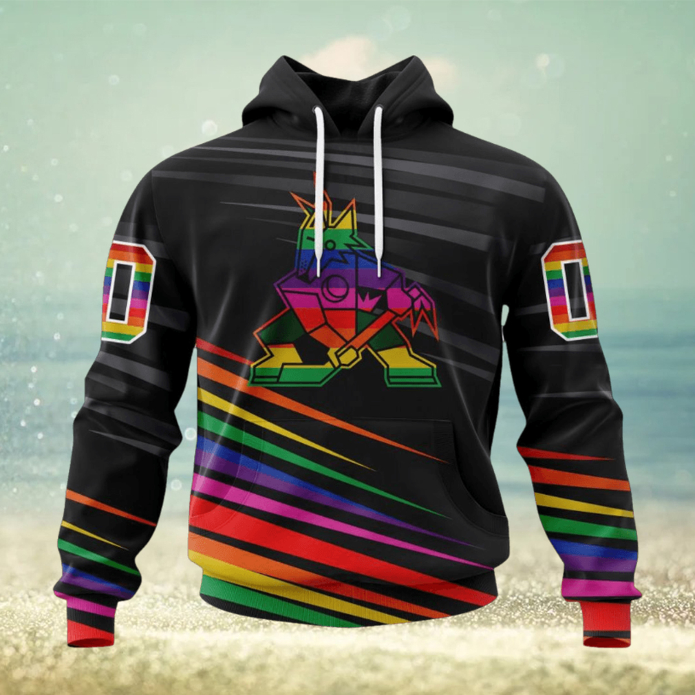 NHL Arizona Coyotes Special Pride Design Hockey Is For Everyone Hoodie NHL Arizona Coyotes Special Pride Design Hockey Is For Everyone Hoodie