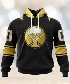 NHL Buffalo Sabres Special Black And Gold Design Hoodie