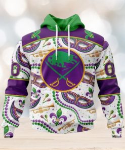 NHL Buffalo Sabres Special Mardi Gras Design Hoodie