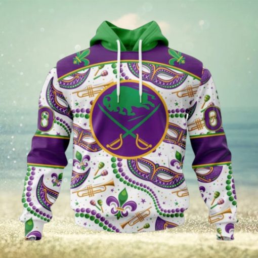NHL Buffalo Sabres Special Mardi Gras Design Hoodie