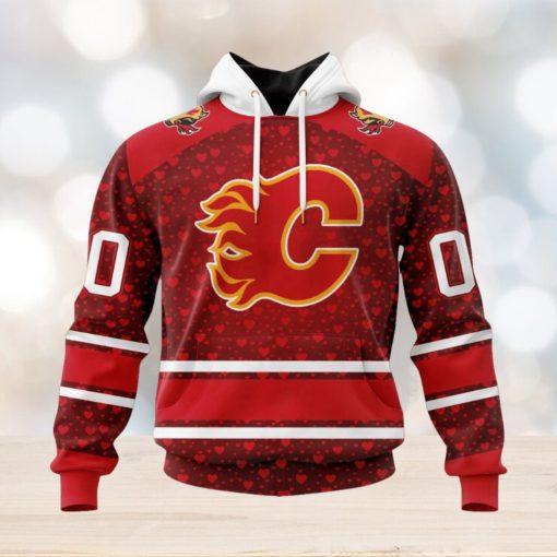 NHL Calgary Flames Special Gift For Valentines Day Hoodie