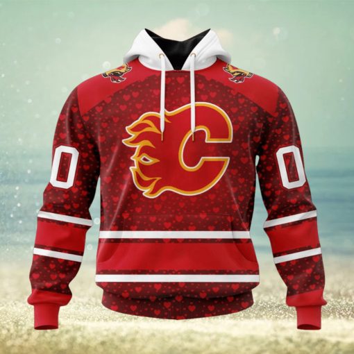 NHL Calgary Flames Special Gift For Valentines Day Hoodie