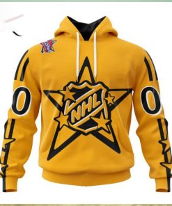 NHL Central Division Personalized 2024 NHL All Star Game Yellow Kits Hoodie