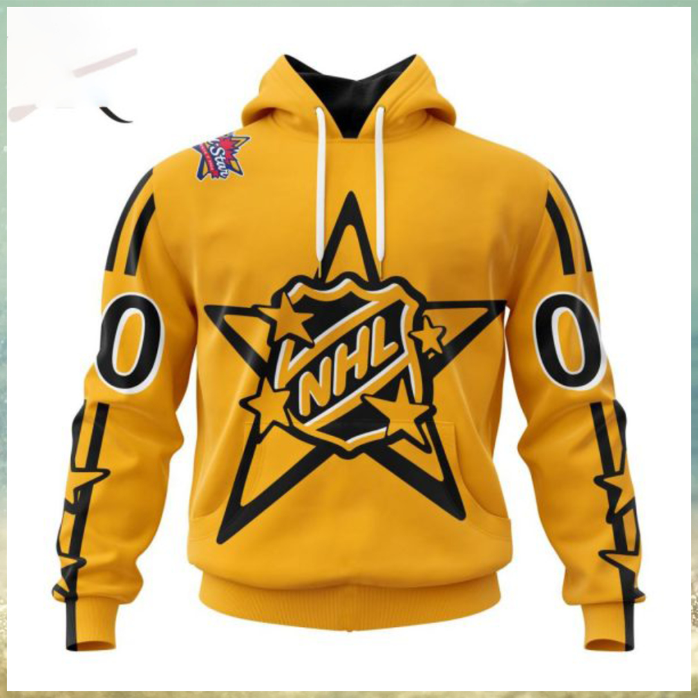 NHL Central Division Personalized 2024 NHL All Star Game Yellow Kits Hoodie NHL Central Division Personalized 2024 NHL All Star Game Yellow Kits Hoodie