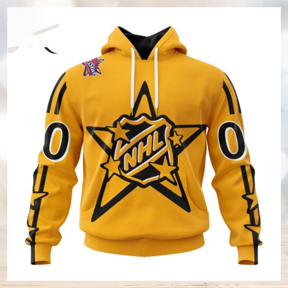 NHL Central Division Personalized 2024 NHL All Star Game Yellow Kits Hoodie NHL Central Division Personalized 2024 NHL All Star Game Yellow Kits Hoodie