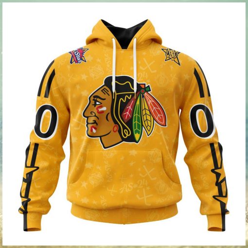 NHL Chicago Blackhawks Special 2024 All Star Game Design Hoodie