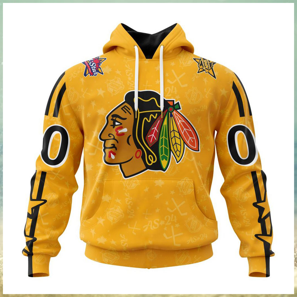 NHL Chicago Blackhawks Special 2024 All Star Game Design Hoodie NHL Chicago Blackhawks Special 2024 All Star Game Design Hoodie