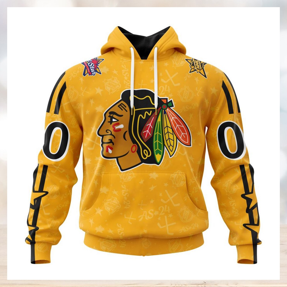 NHL Chicago Blackhawks Special 2024 All Star Game Design Hoodie NHL Chicago Blackhawks Special 2024 All Star Game Design Hoodie