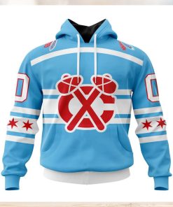 NHL Chicago Blackhawks Special City Connect Design Hoodie
