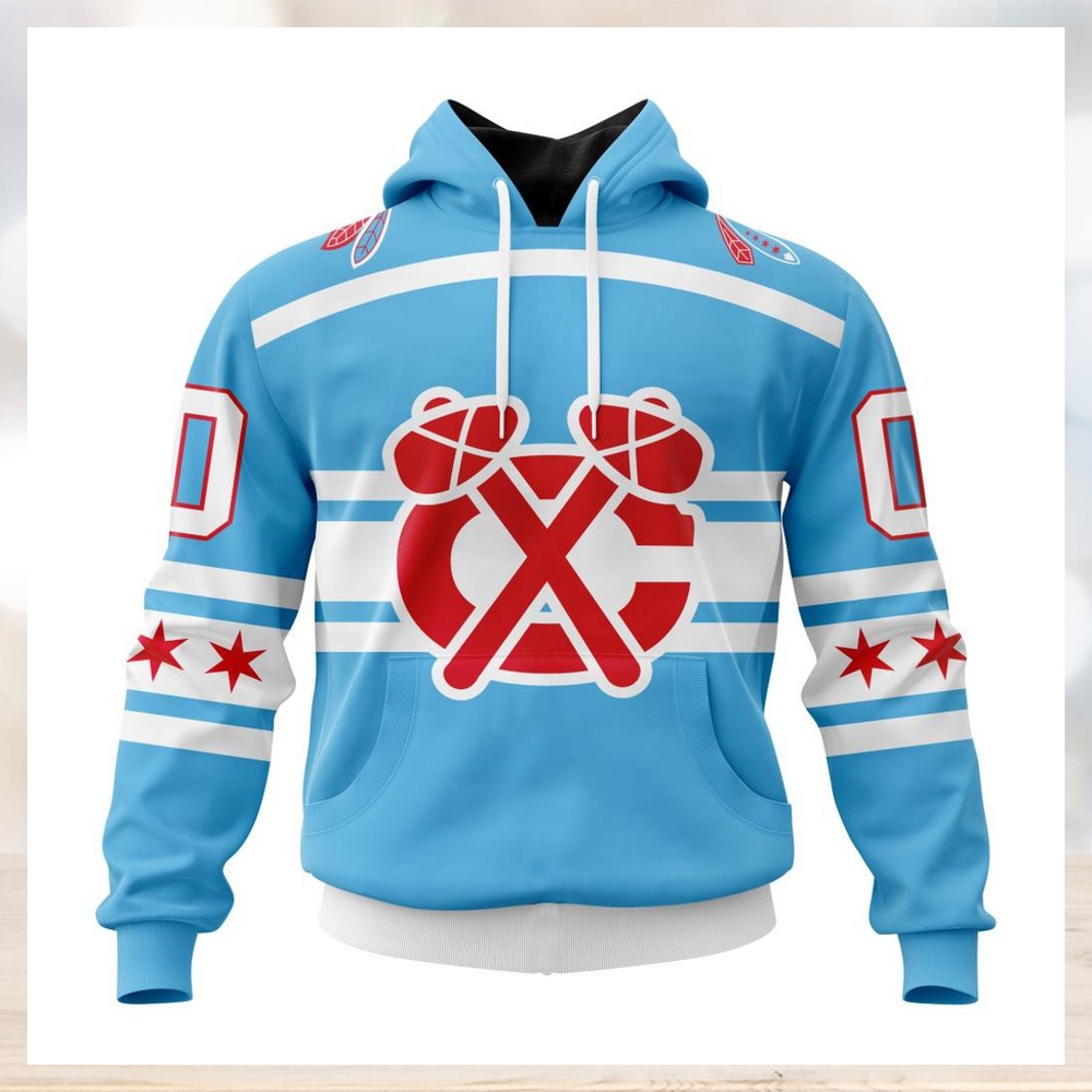 NHL Chicago Blackhawks Special City Connect Design Hoodie NHL Chicago Blackhawks Special City Connect Design Hoodie