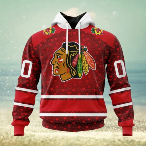 NHL Chicago Blackhawks Special Gift For Valentines Day Hoodie