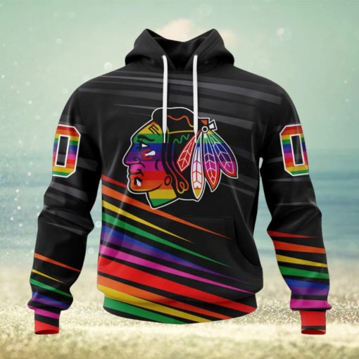 NHL Chicago Blackhawks Special Pride Design Hockey Is For Everyone Hoodie