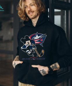 NHL Columbus Blue Jackets Mickey Mouse Disney Hockey T Shirt