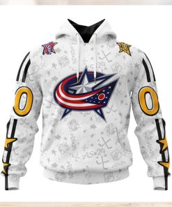 NHL Columbus Blue Jackets Special 2024 All Star Game Design Hoodie