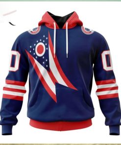 NHL Columbus Blue Jackets Special City Connect Design Hoodie