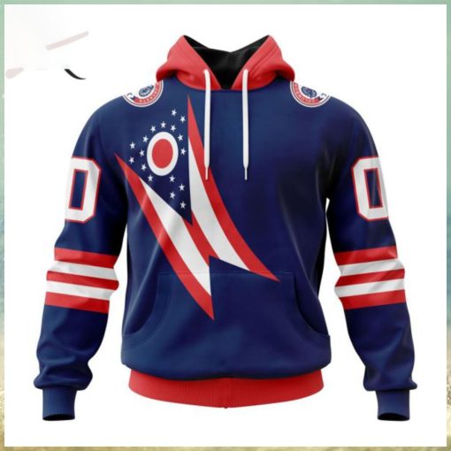 NHL Columbus Blue Jackets Special City Connect Design Hoodie