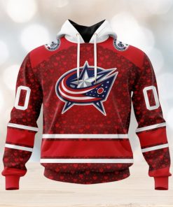 NHL Columbus Blue Jackets Special Gift For Valentines Day Hoodie