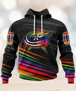 NHL Columbus Blue Jackets Special Pride Design Hockey Is For Everyone Hoodie
