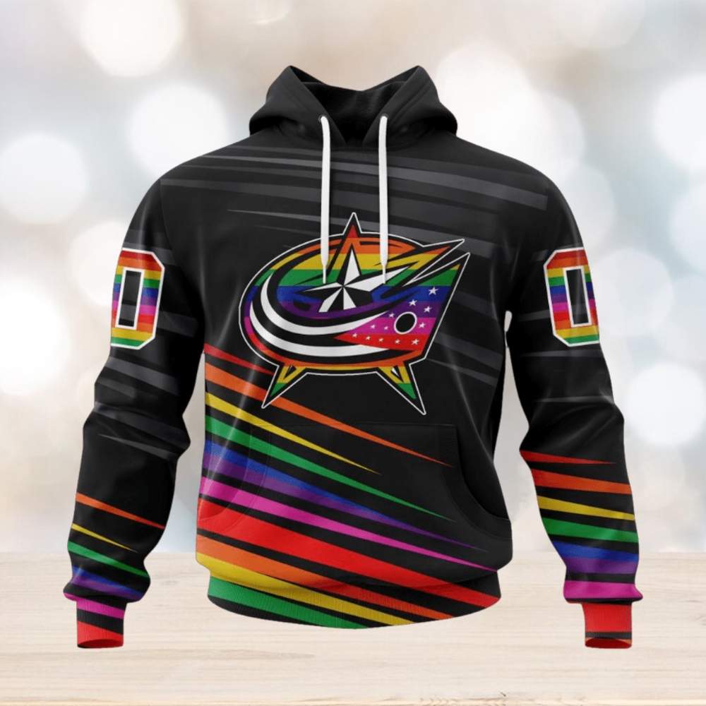 NHL Columbus Blue Jackets Special Pride Design Hockey Is For Everyone Hoodie NHL Columbus Blue Jackets Special Pride Design Hockey Is For Everyone Hoodie