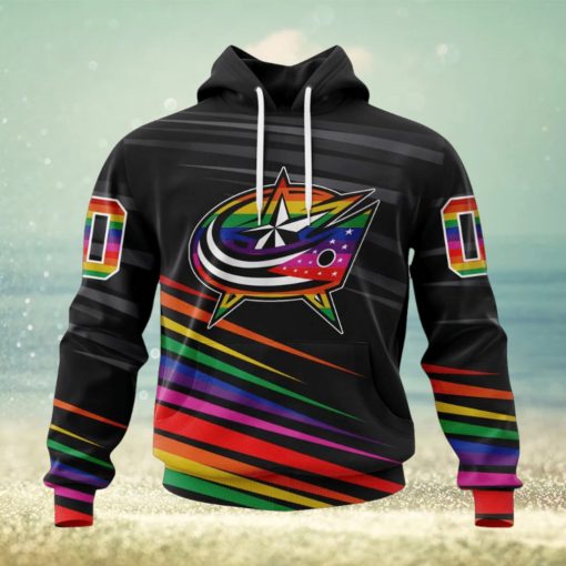 NHL Columbus Blue Jackets Special Pride Design Hockey Is For Everyone Hoodie