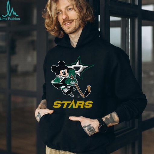 NHL Dallas Stars T Shirt Mickey Mouse Disney Hockey
