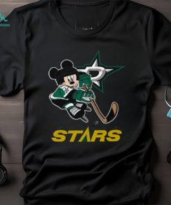 NHL Dallas Stars T Shirt Mickey Mouse Disney Hockey