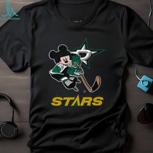 NHL Dallas Stars T Shirt Mickey Mouse Disney Hockey