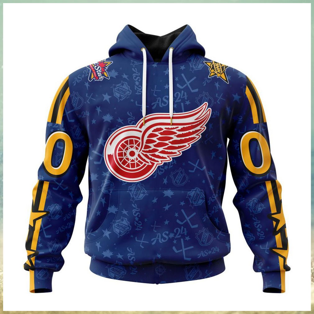 NHL Detroit Red Wings Special 2024 All Star Game Design Hoodie NHL Detroit Red Wings Special 2024 All Star Game Design Hoodie