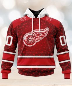 NHL Detroit Red Wings Special Gift For Valentines Day Hoodie