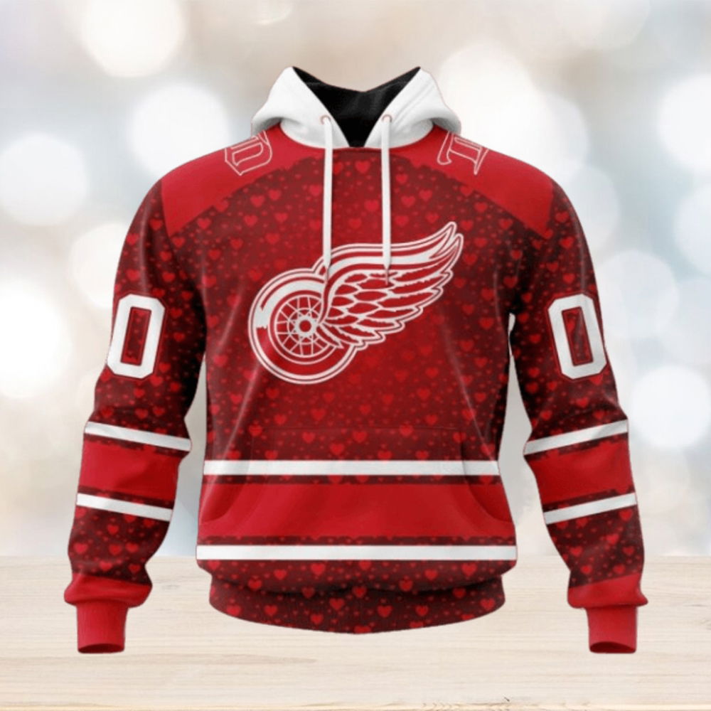 NHL Detroit Red Wings Special Gift For Valentines Day Hoodie NHL Detroit Red Wings Special Gift For Valentines Day Hoodie