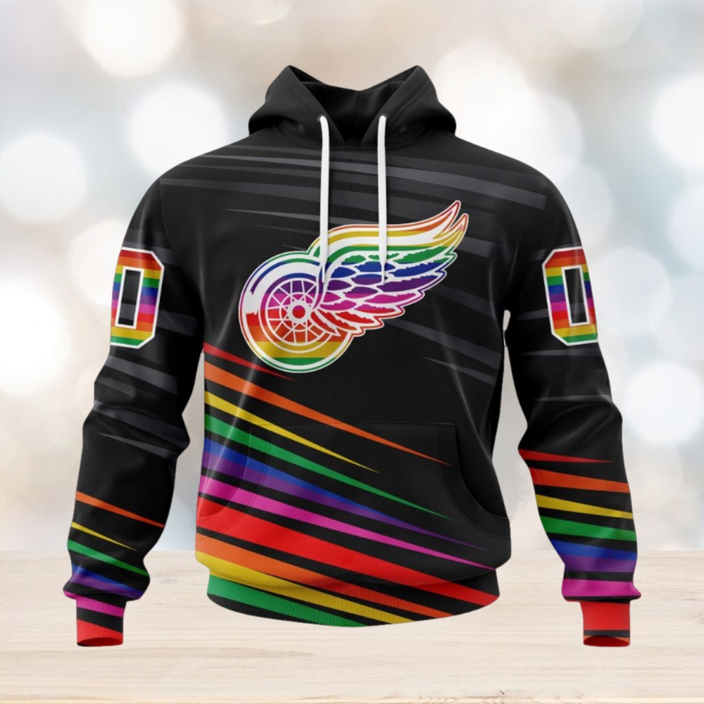 NHL Detroit Red Wings Special Pride Design Hockey Is For Everyone Hoodie NHL Detroit Red Wings Special Pride Design Hockey Is For Everyone Hoodie